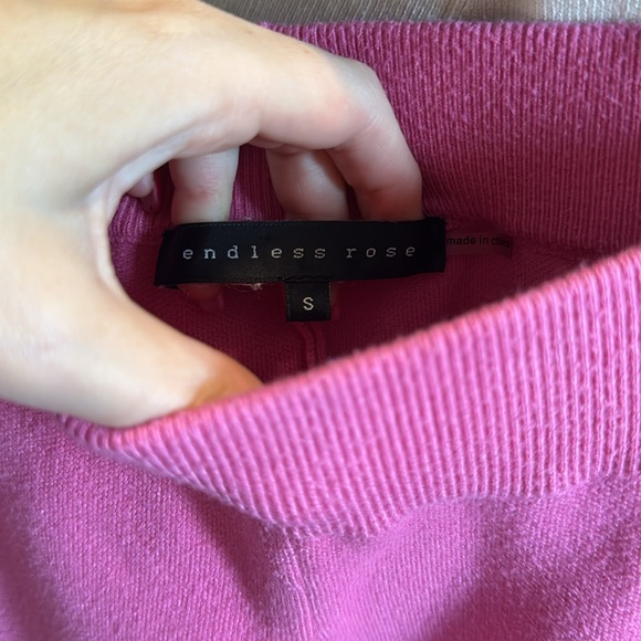 Bright Pink Flared Lounge Pants - Picture 6 of 6